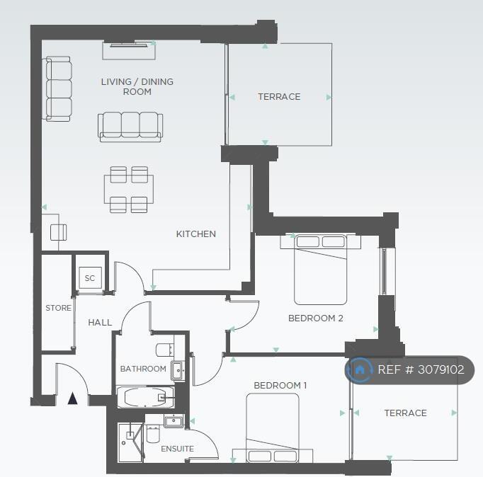 Neasden Lane, London, NW10 floorplan