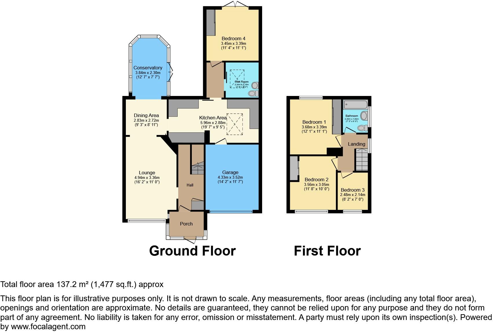 Fritchley Close, Leicester, LE9 floorplan
