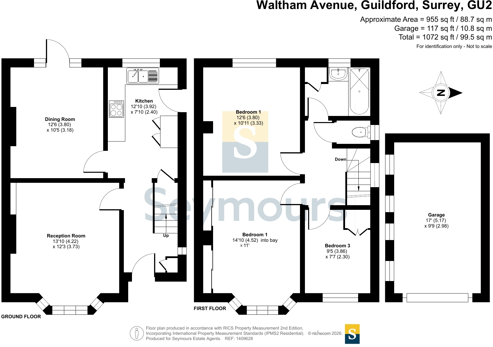 Waltham Avenue, Guildford, Surrey, GU2 floorplan