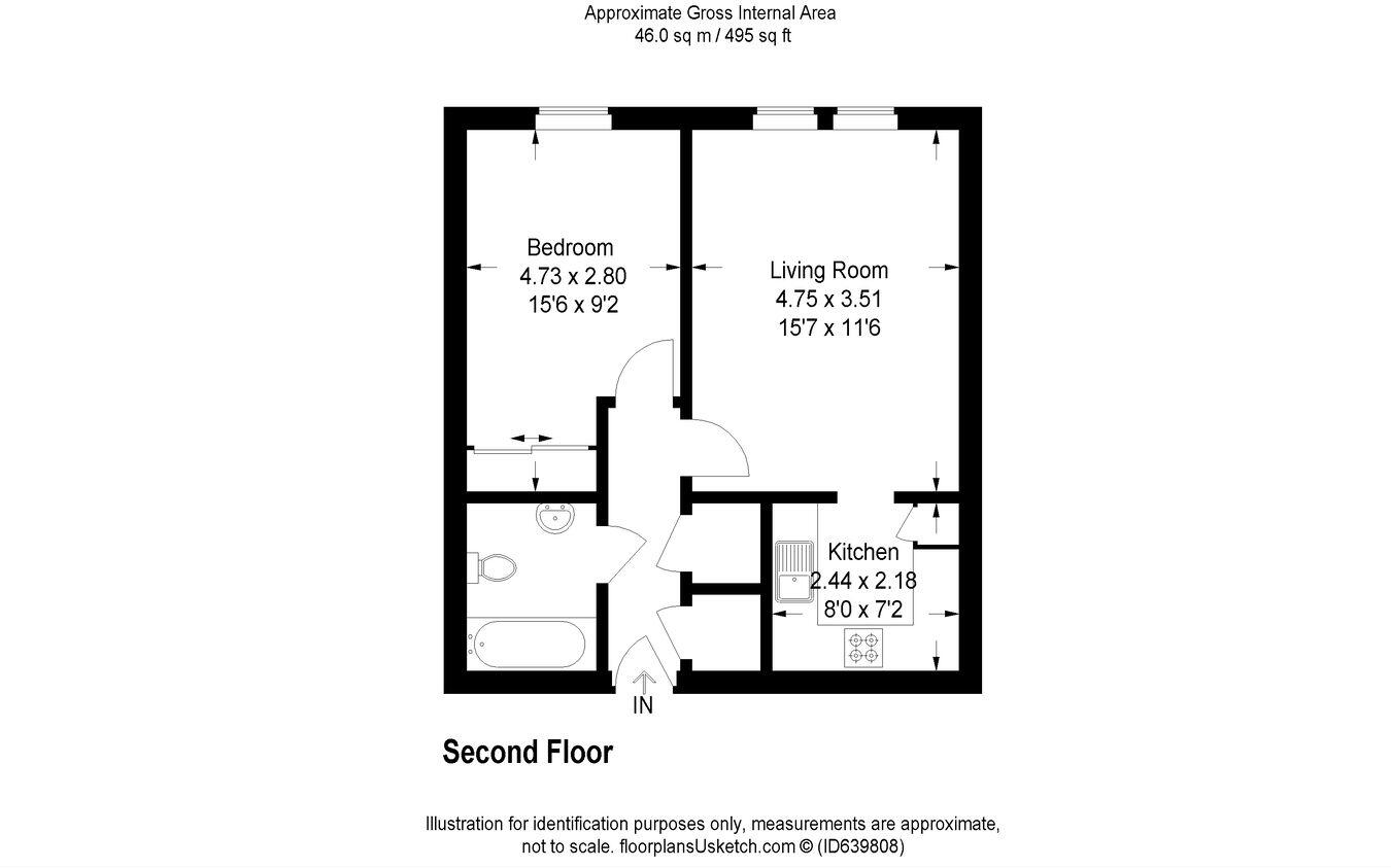 Pool Close, West Molesey, KT8 floorplan
