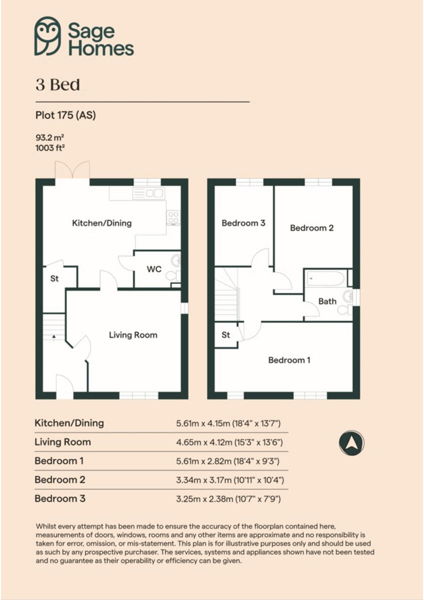 Farthings Row, Selsey floorplan