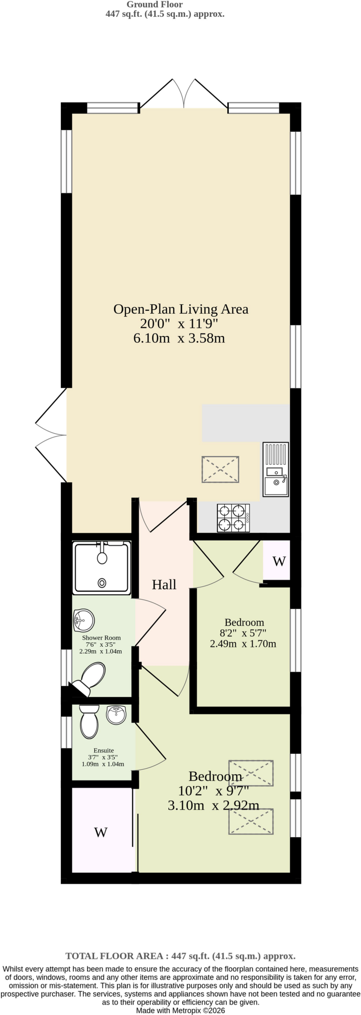 Common Road, Pentney floorplan