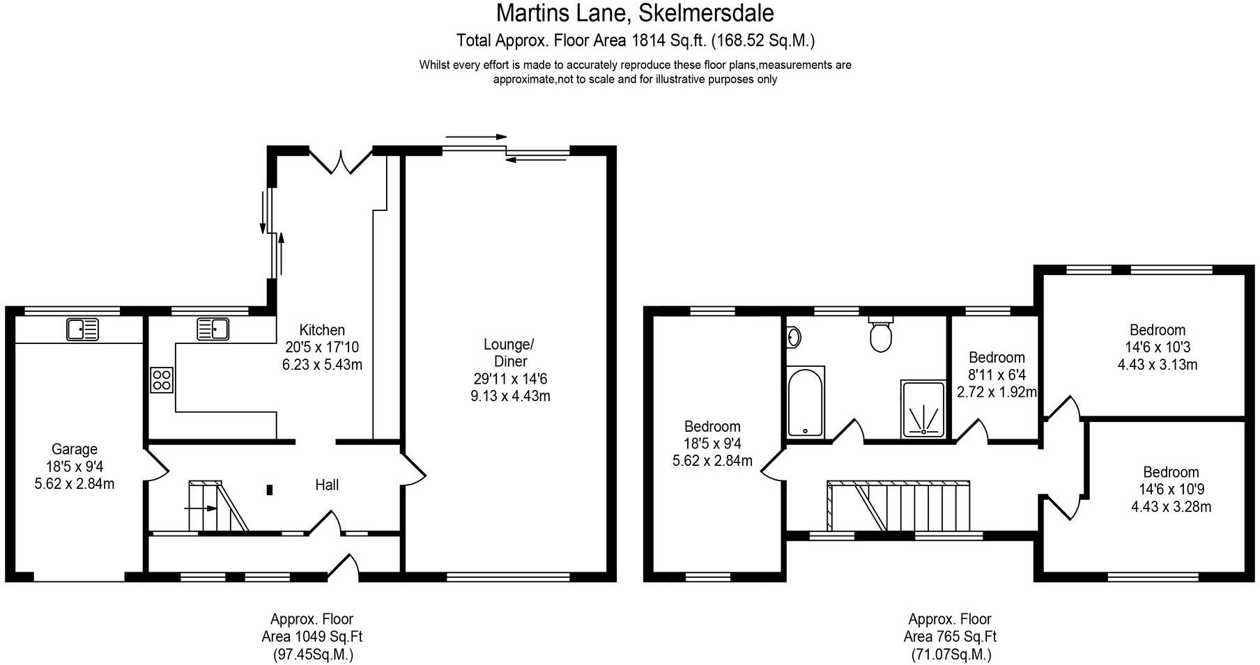 Blakehall, Skelmersdale, WN8 floorplan