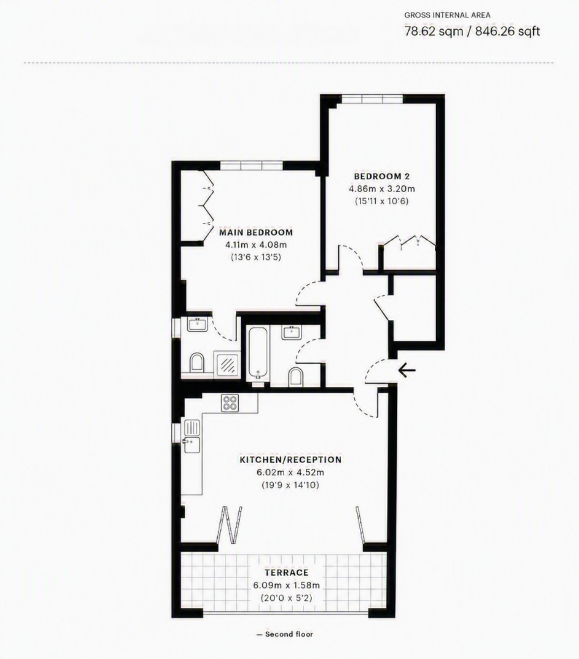 Milton Avenue, Croydon floorplan