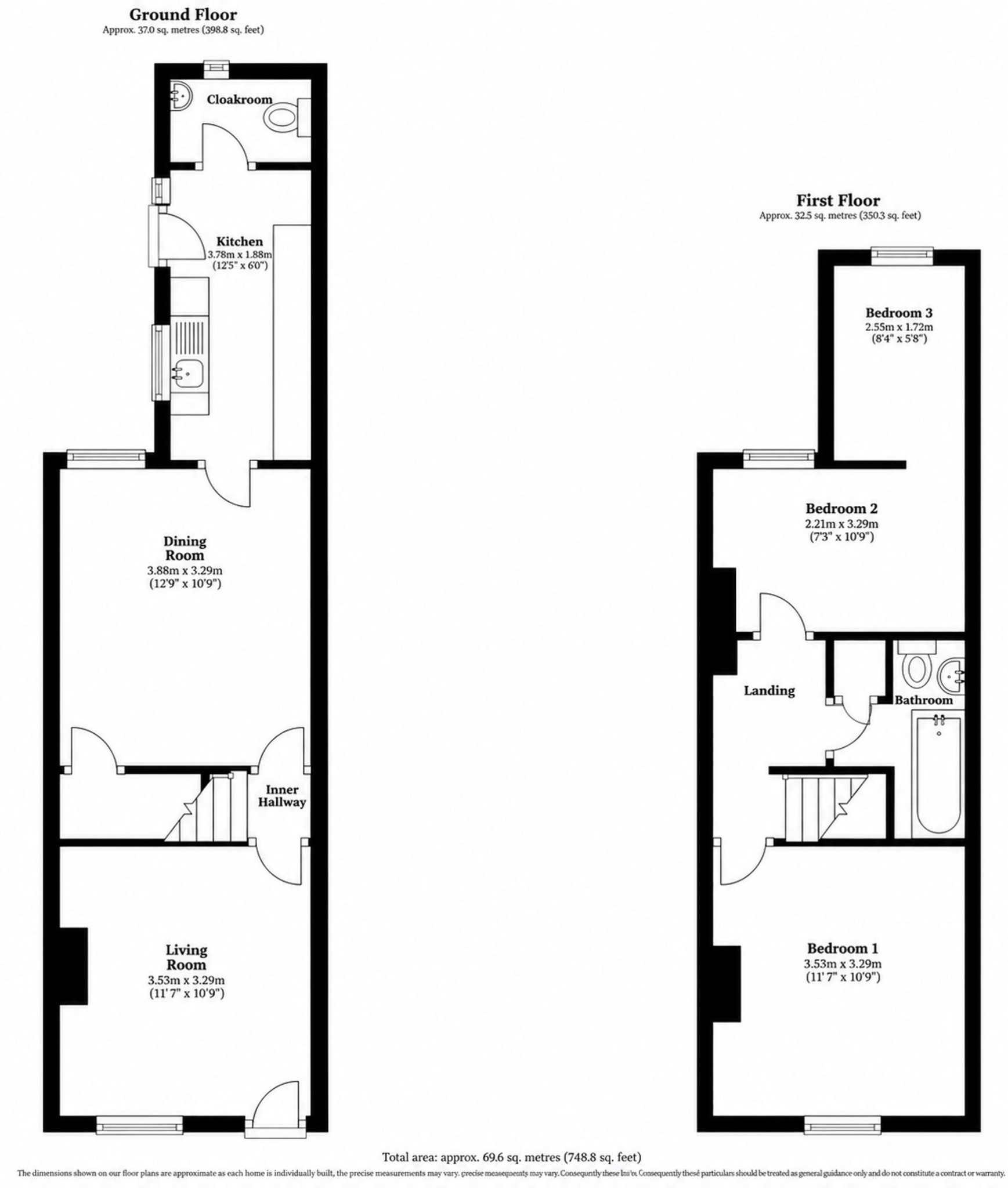 Bourges Boulevard, Peterborough, PE1 floorplan