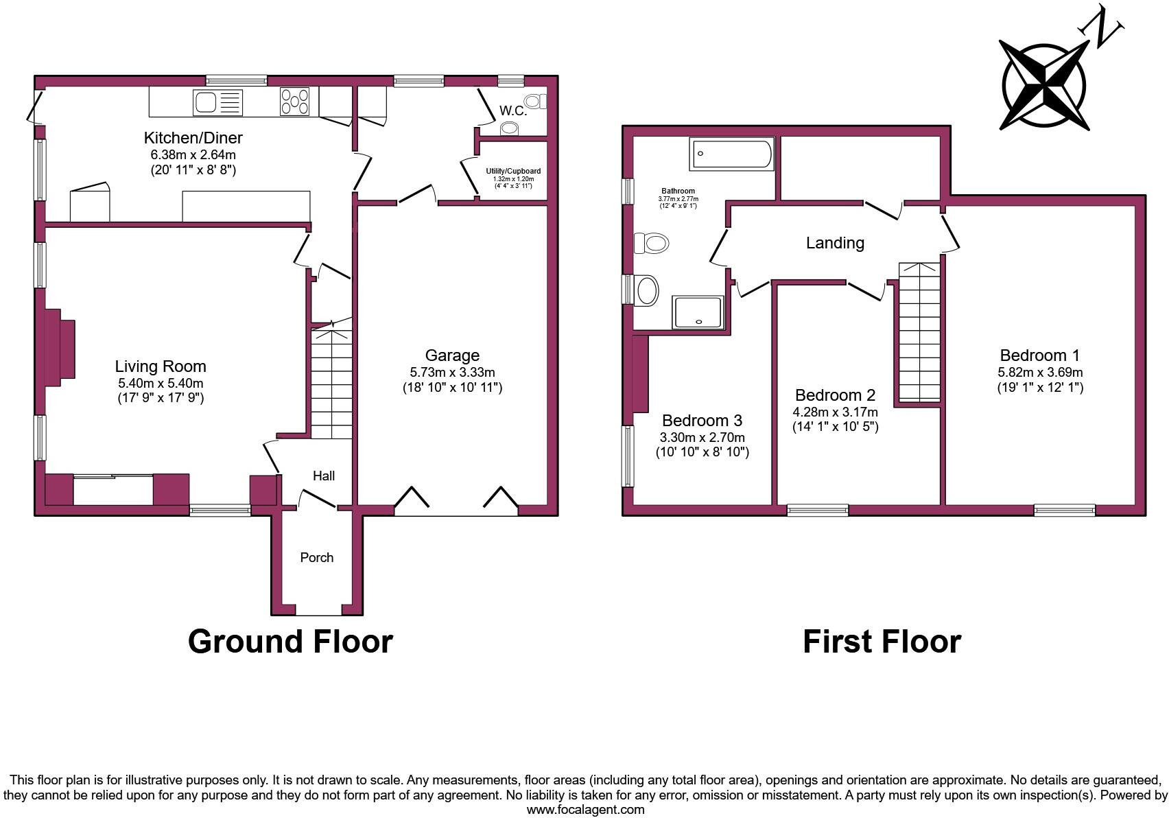 Main Street, Wilsden, Bradford floorplan