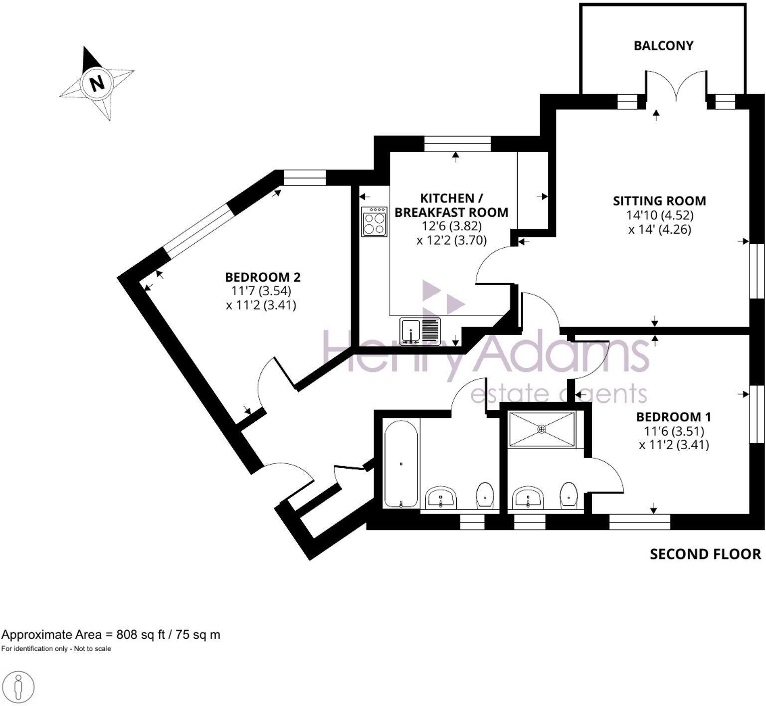 Chatsworth Road, Chichester, PO19 floorplan