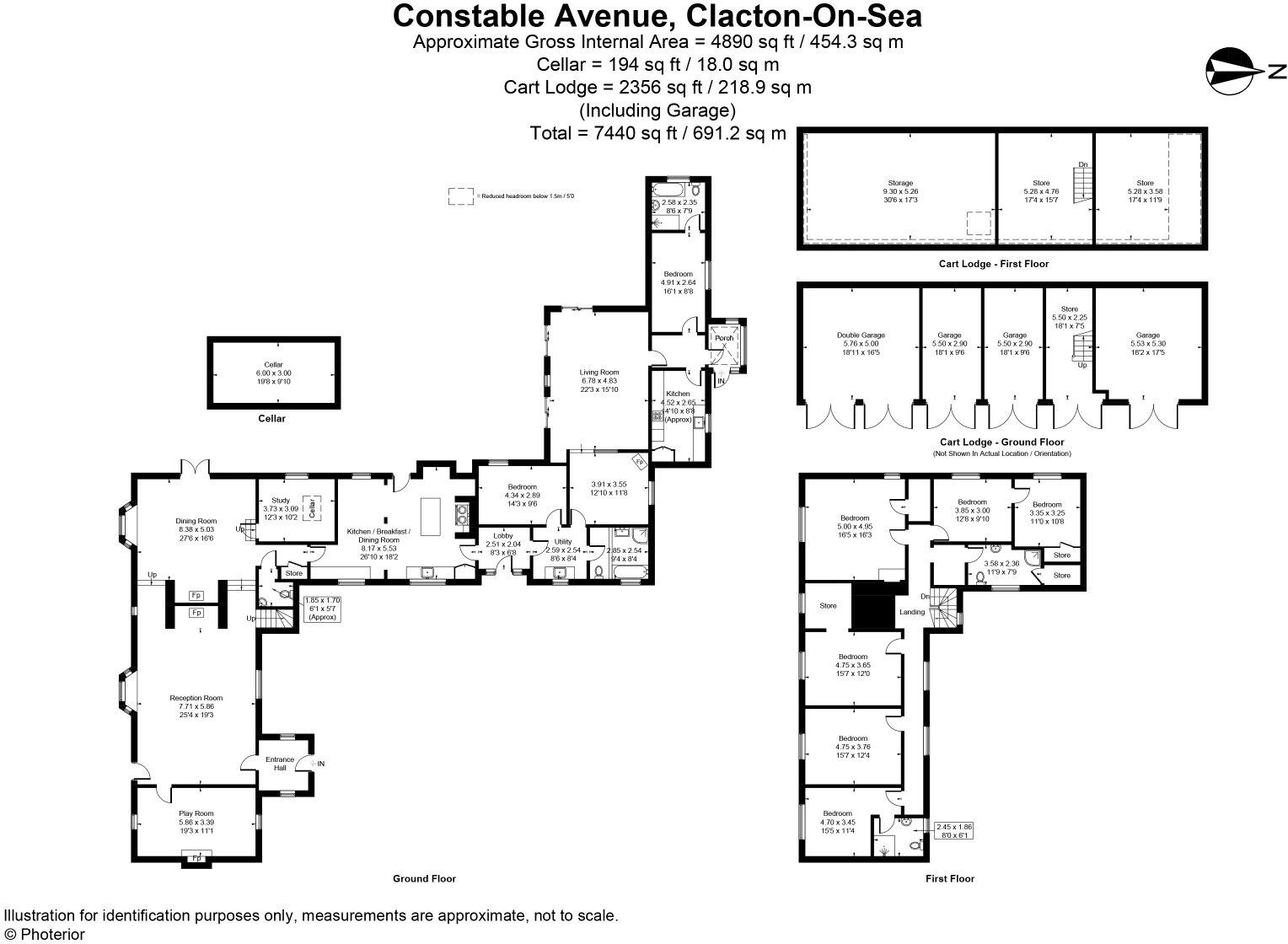 Constable Avenue, Clacton-on-sea, CO16 8DA floorplan