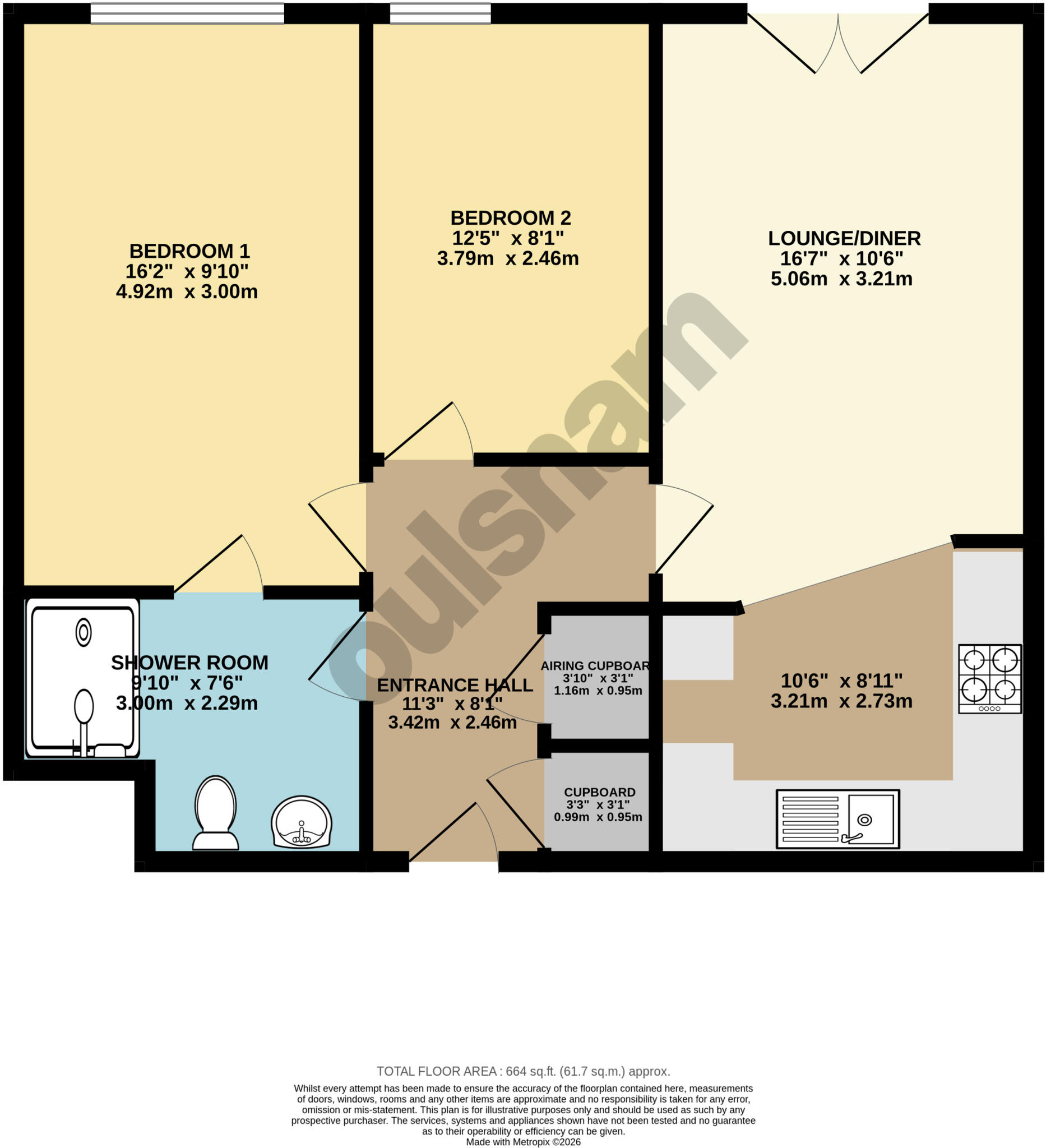 Turves Green, Northfield, Birmingham, B31 floorplan