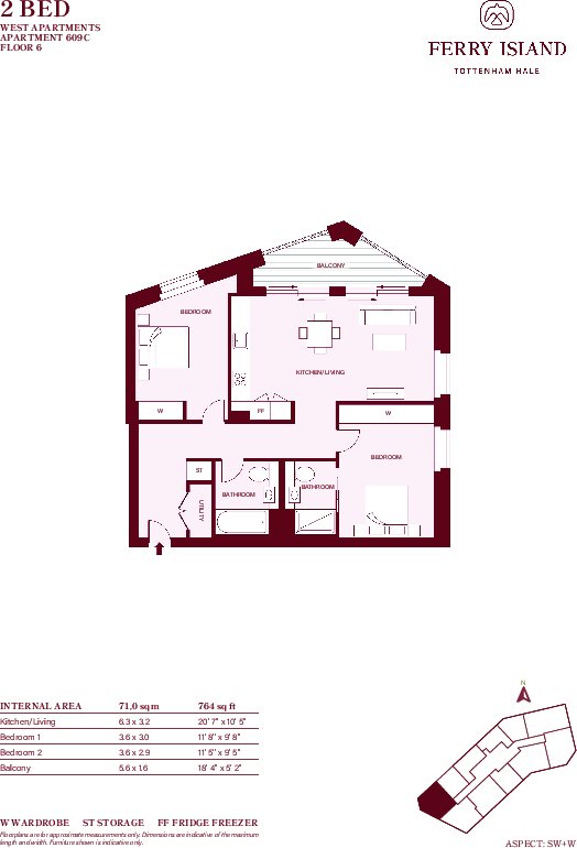Ferry Island Related Argent, N17 floorplan