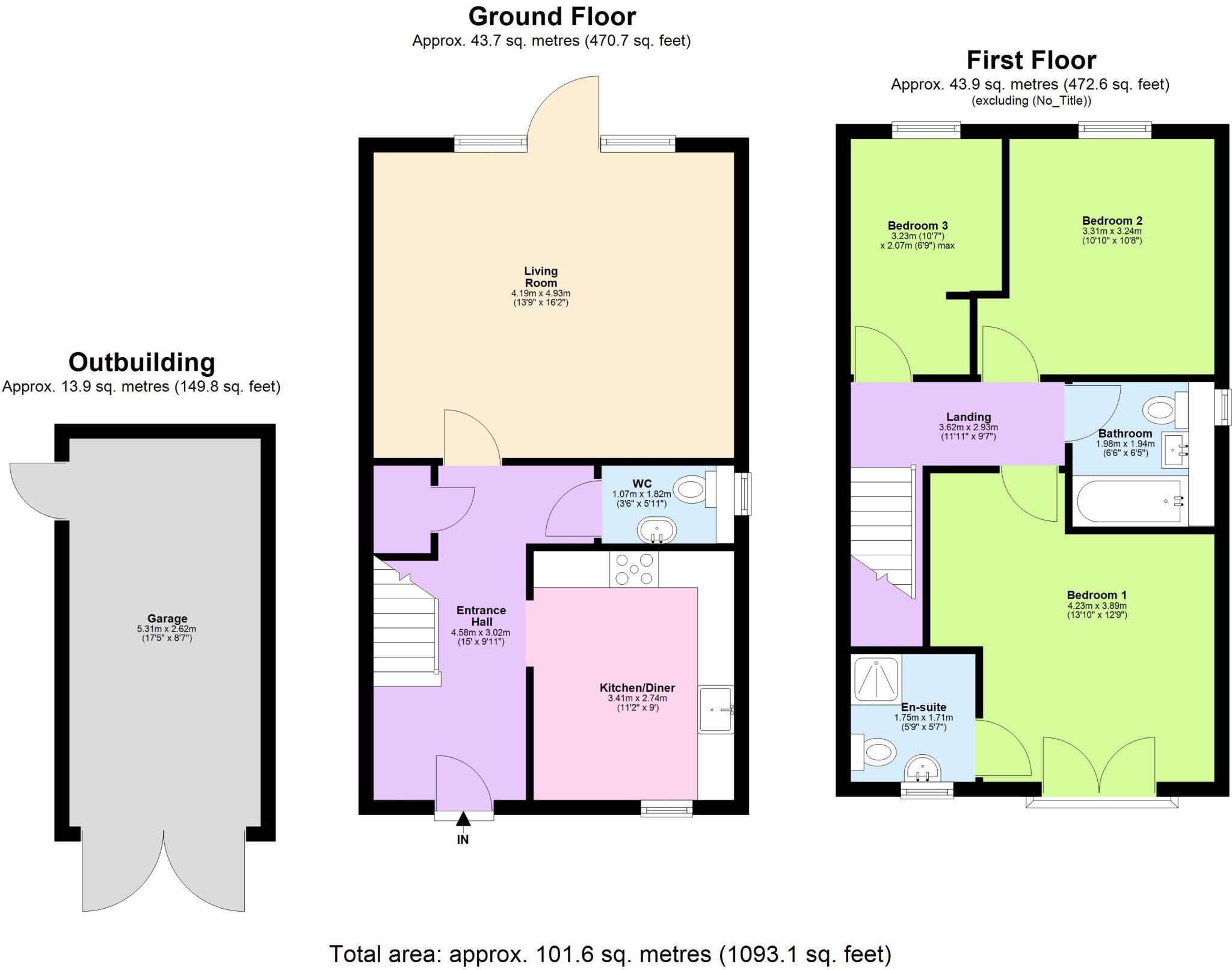 Charlotte Close, Berkhamsted, Hertfordshire, HP4 floorplan