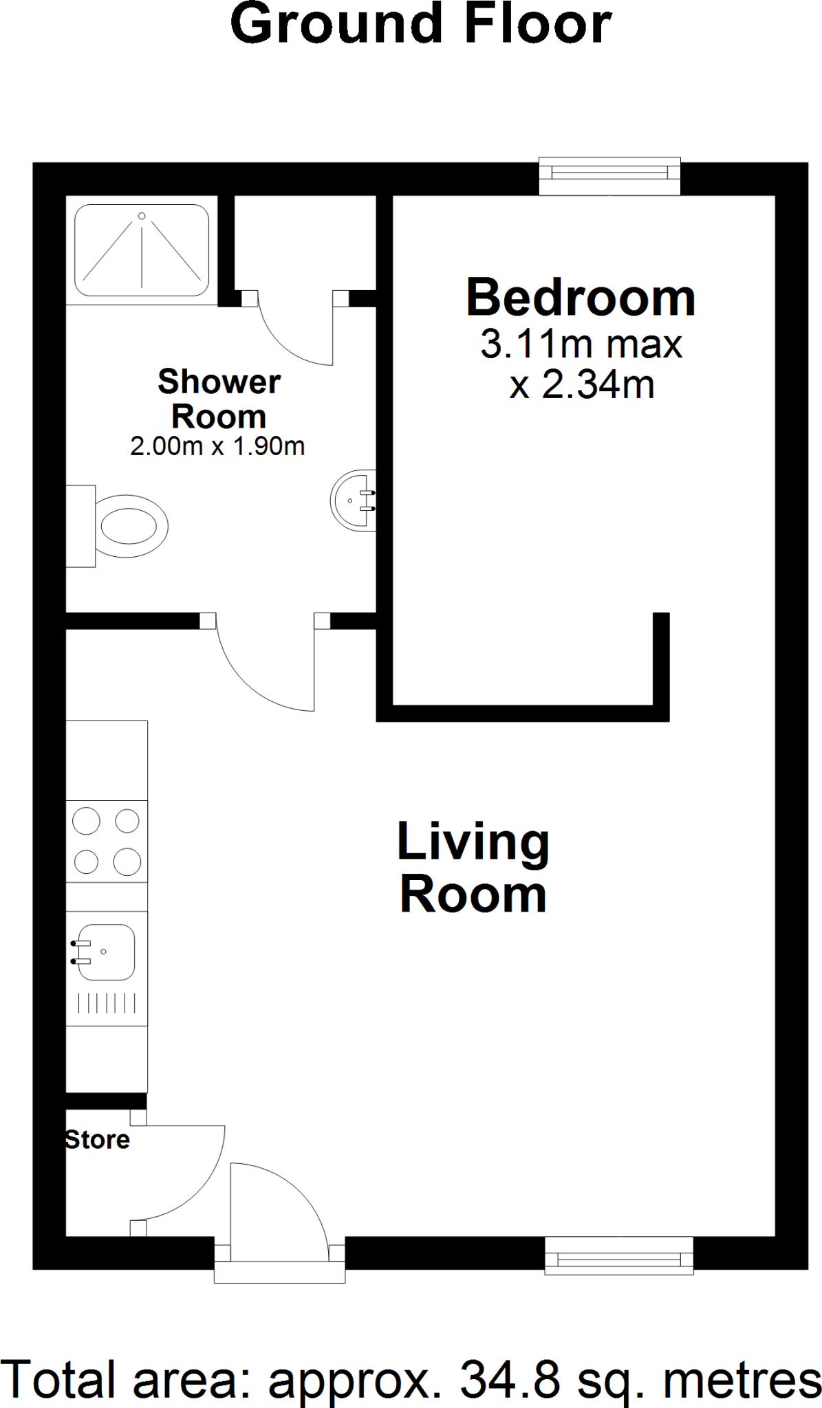 Howe Court, Lincoln floorplan