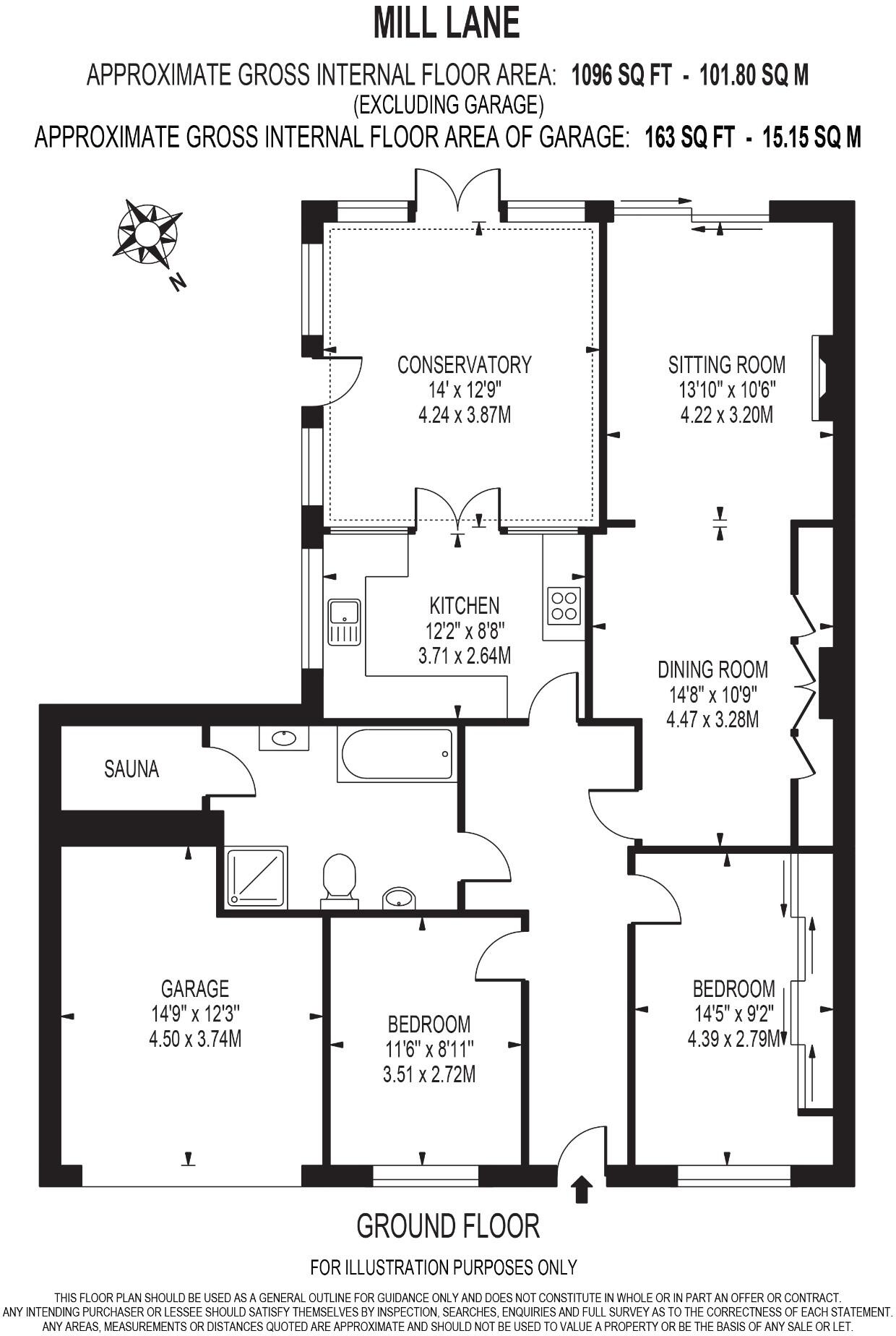 Mill Lane, Littlehampton, West Sussex, BN17 floorplan