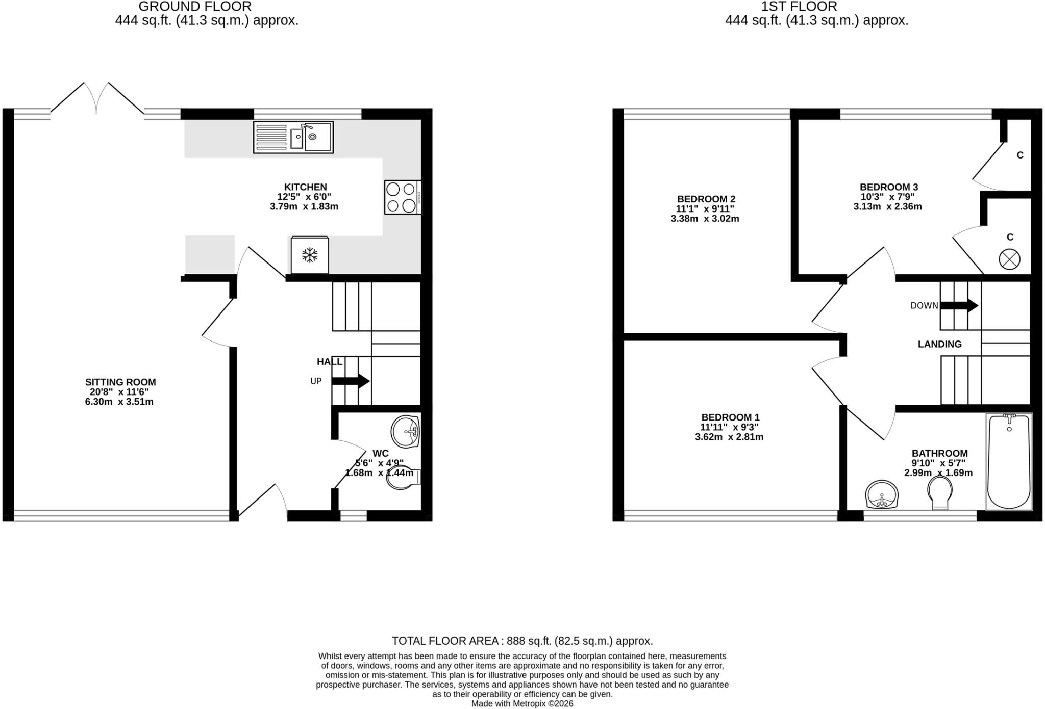 St. Cleers Orchard, Somerton floorplan
