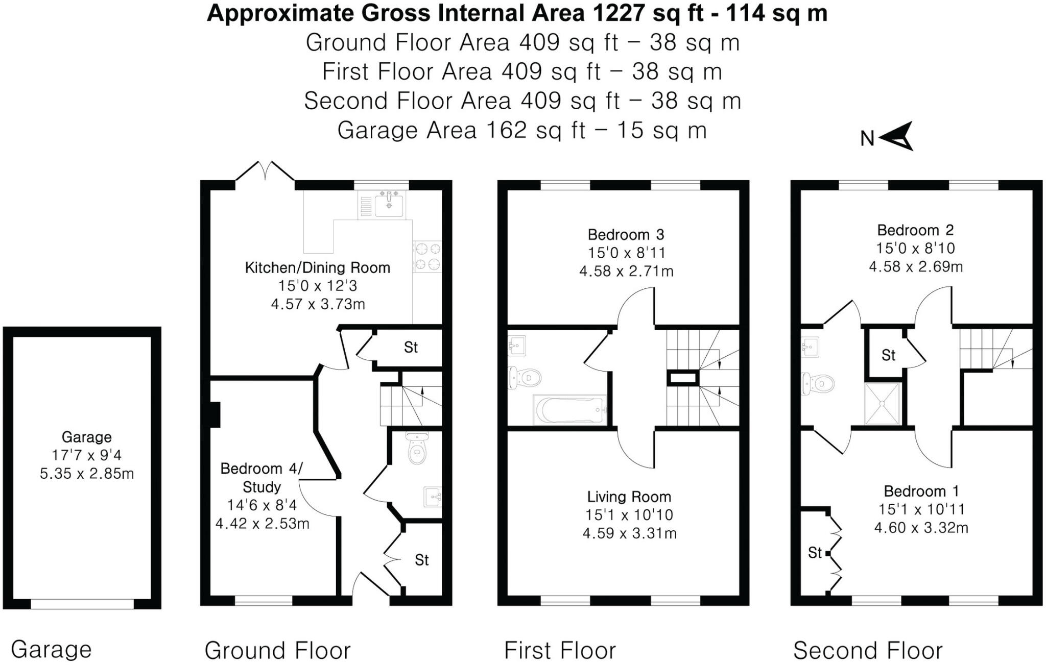 Welland Place, Ely, Cambridgeshire floorplan