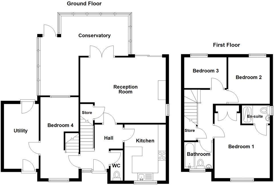 Barn Field Close, Colne floorplan