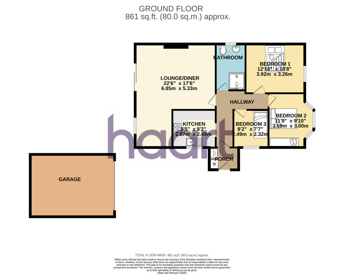 Mortimer Way, Loughborough floorplan