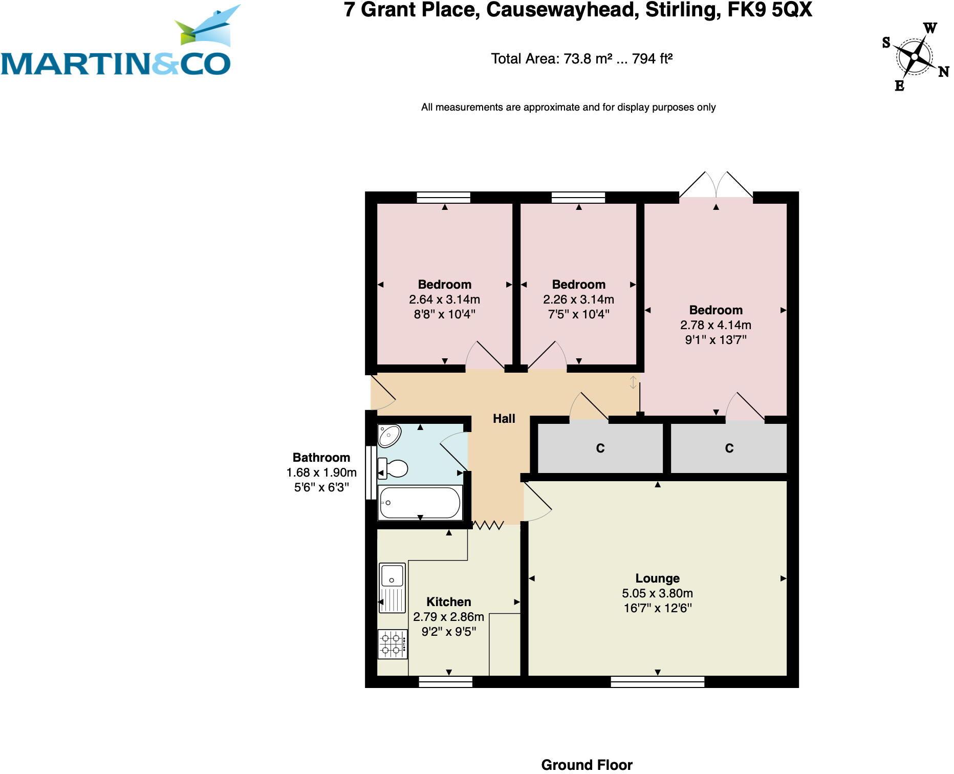 Grant Place, Causewayhead, FK9 floorplan