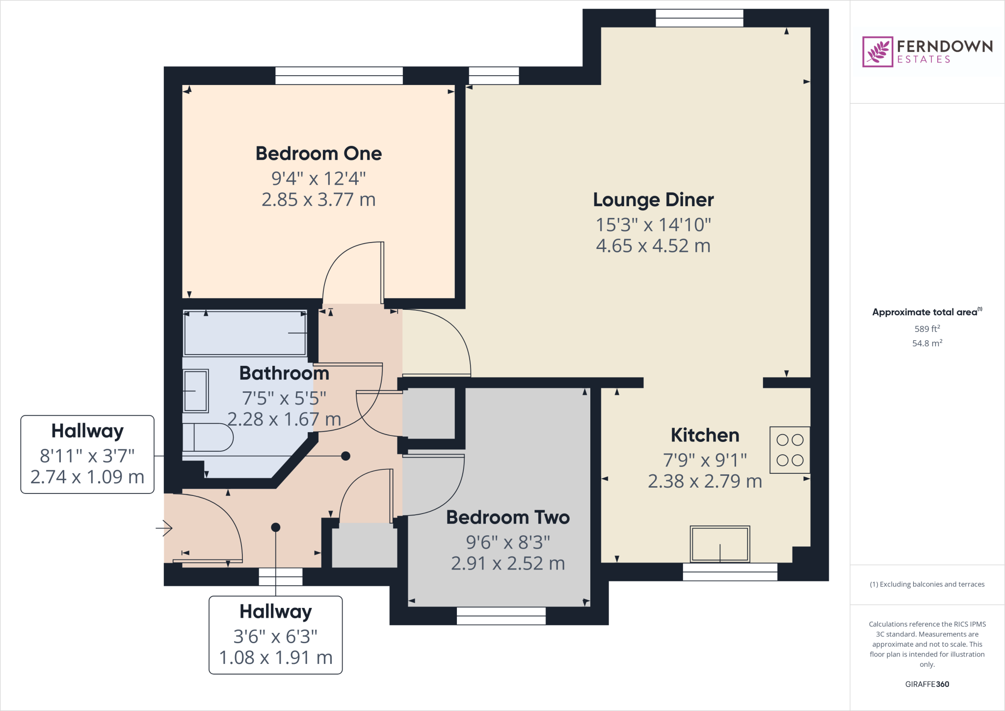 Oxford Grove, Chelmsley Wood, Birmingham, B37 floorplan