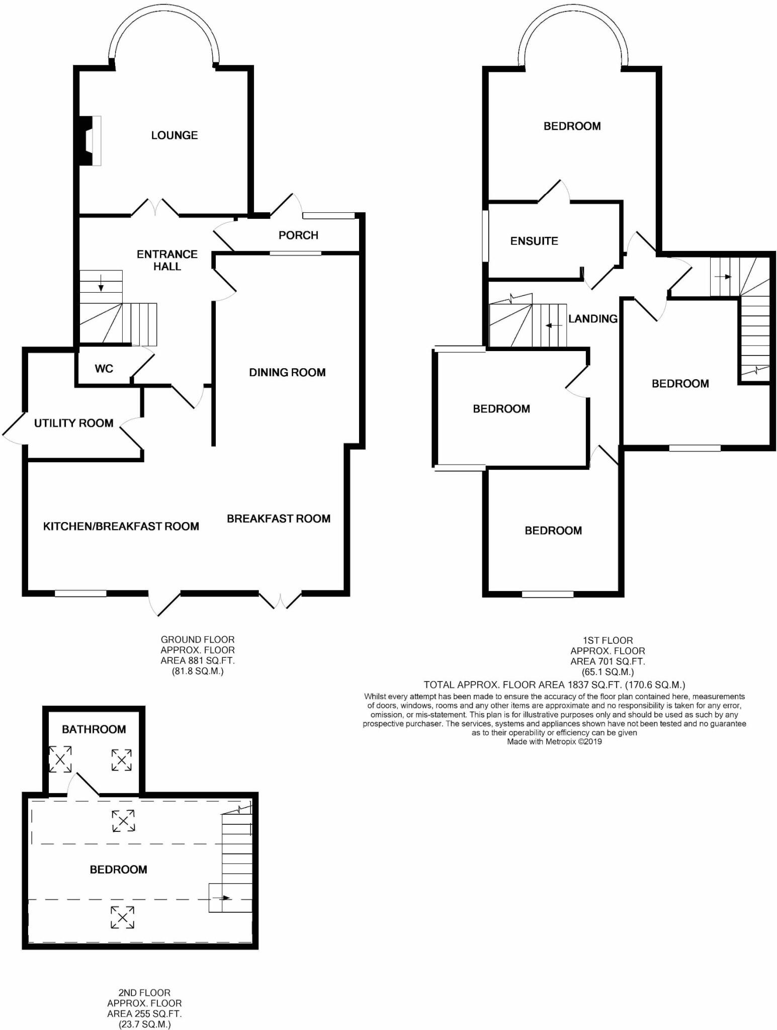 Tudor Gardens, Leigh-on-Sea floorplan