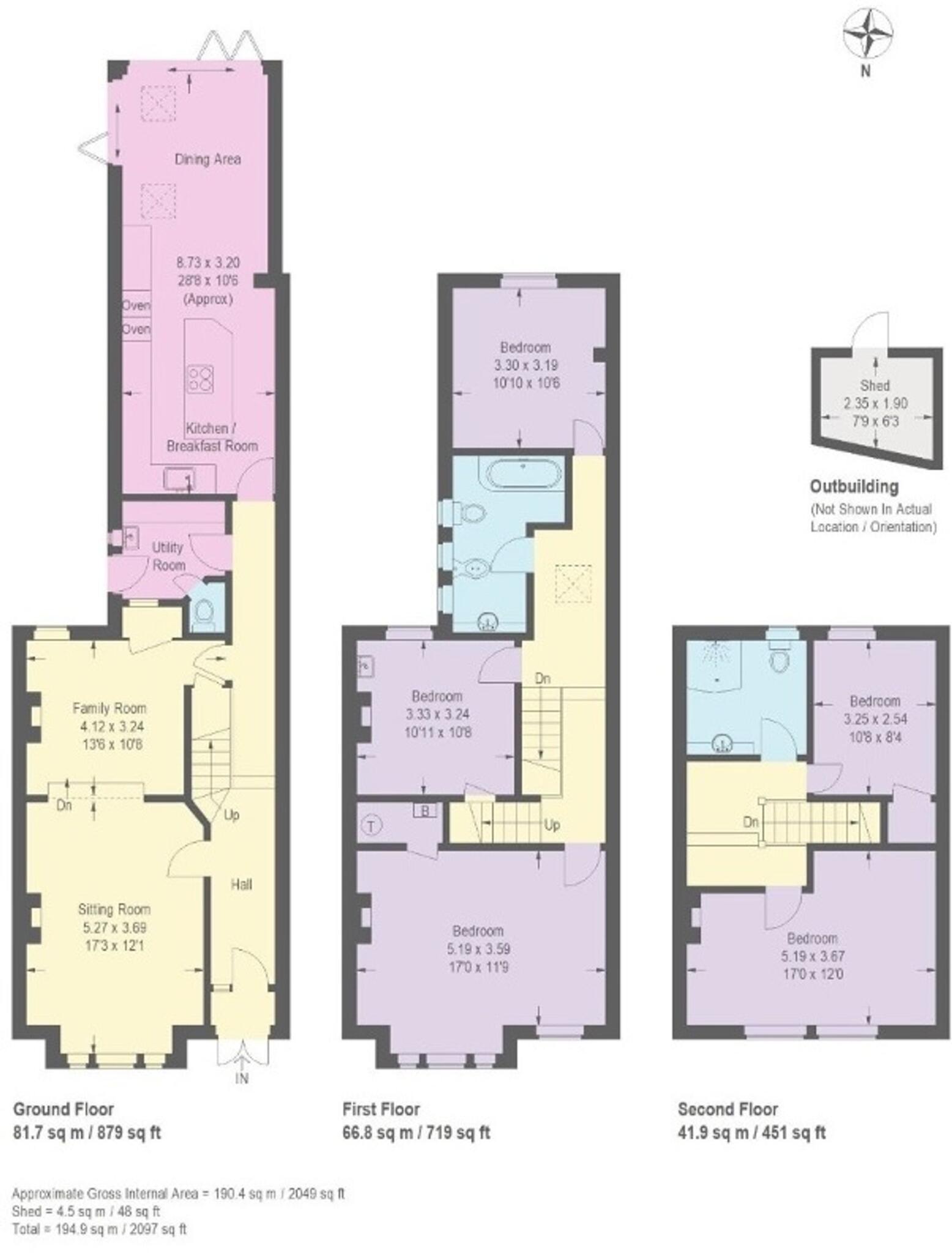 Earlsfield Road, Hythe, CT21 floorplan