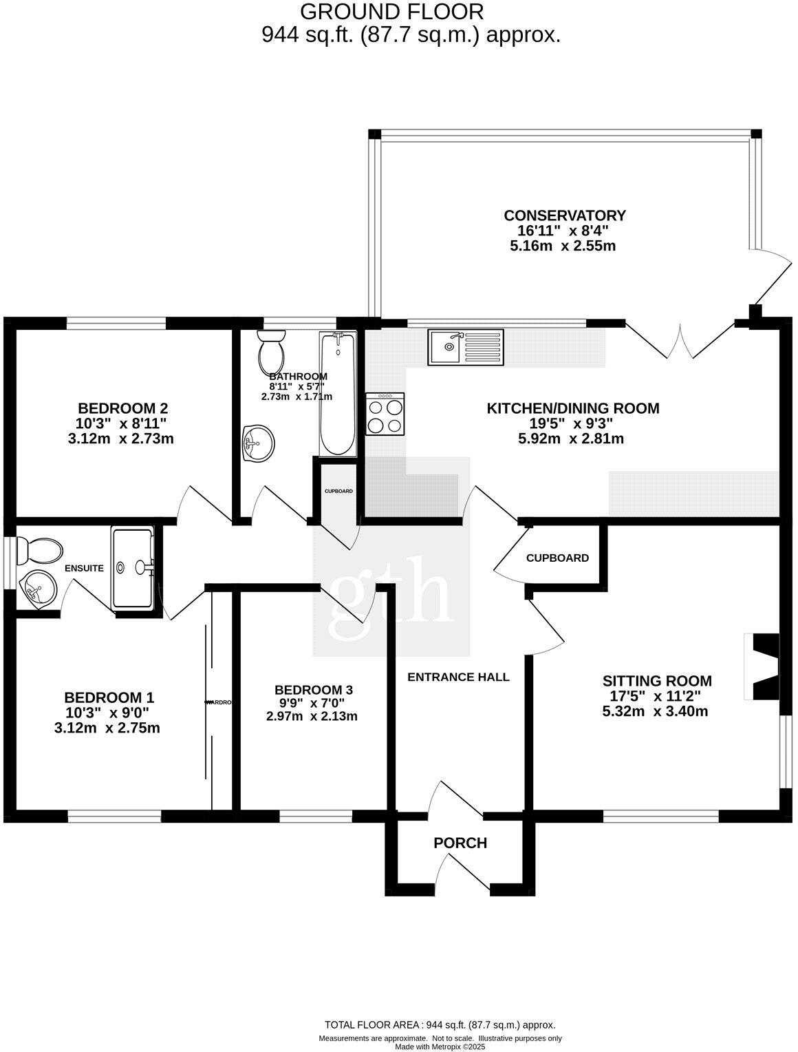Ashley Road, Uffculme, Cullompton, Devon, EX15 floorplan