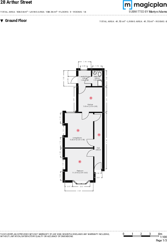 Arthur Street, Loughborough floorplan