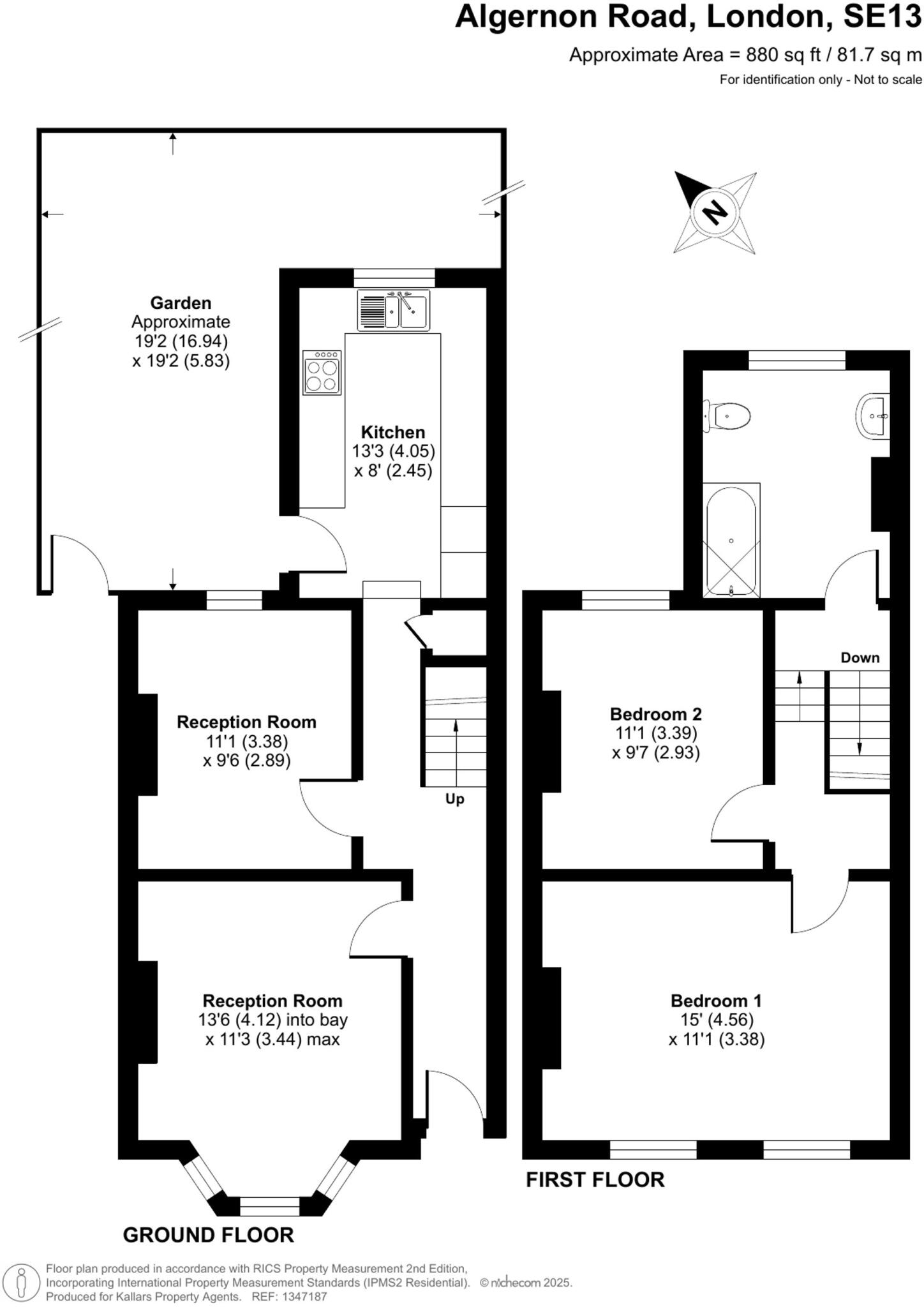 Algernon Road, London, SE13 floorplan