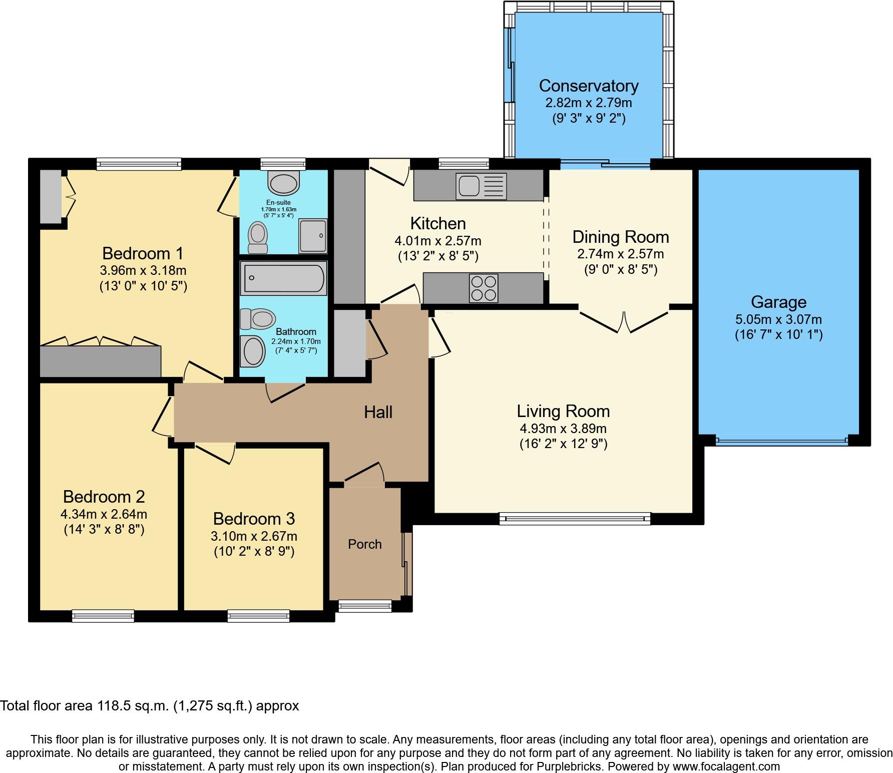 Westwood Way, Seaton, EX12 floorplan