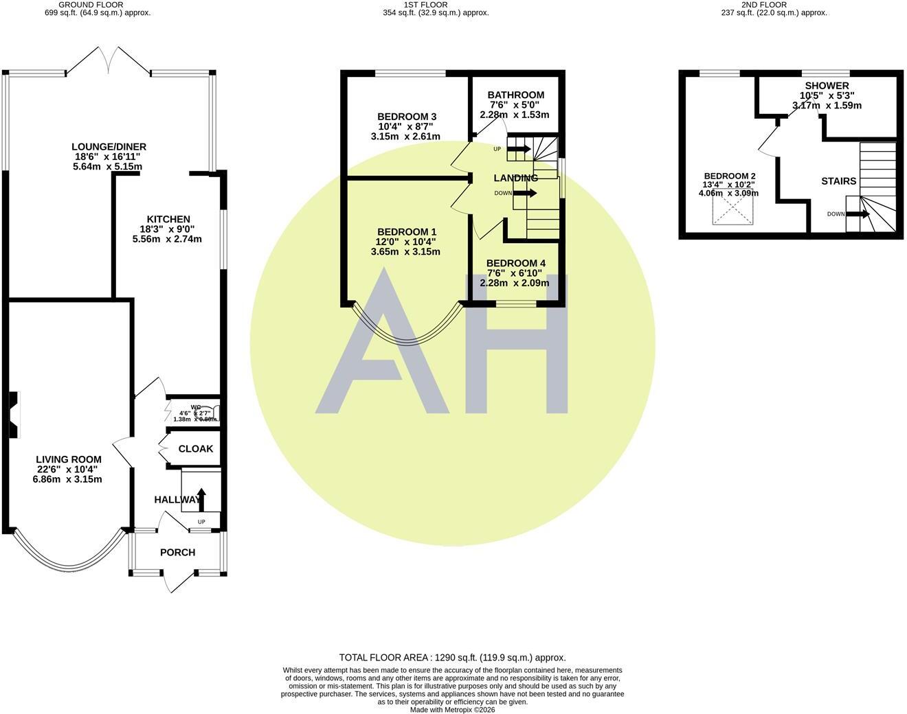 Merlyn Avenue, Sale floorplan