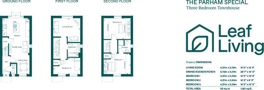 Leaf Living at Fontwell Meadows, West Sussex, BN18 floorplan