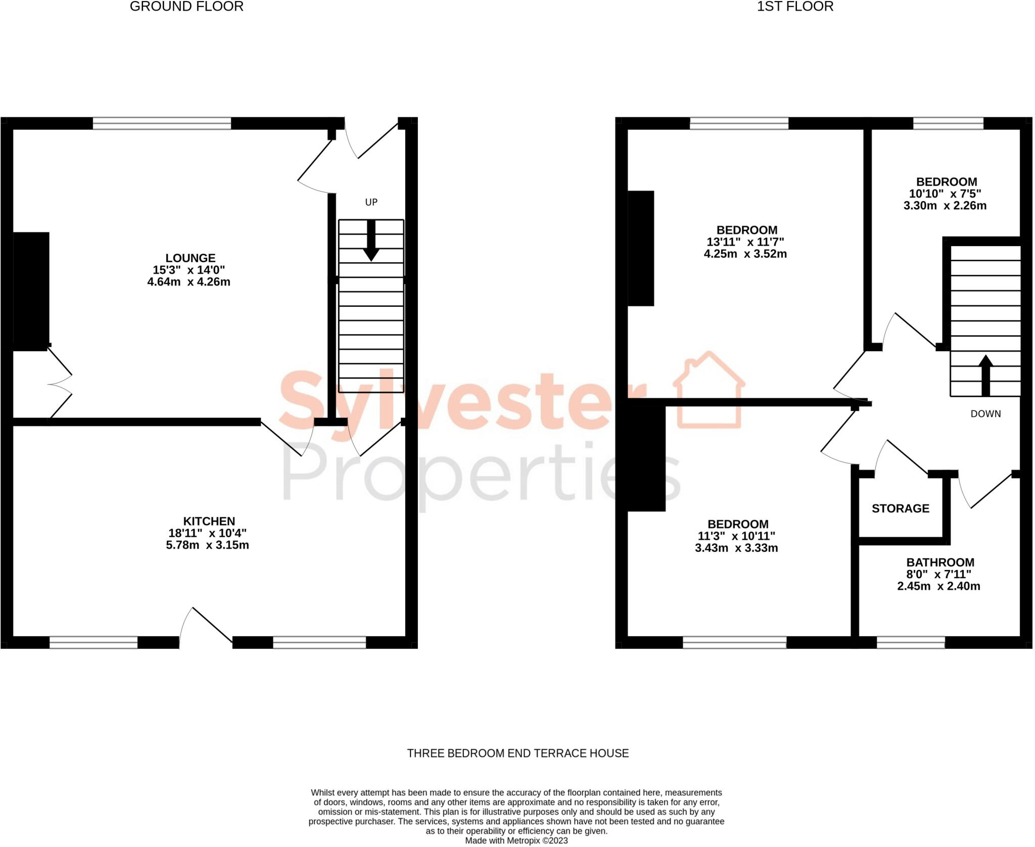 Maple Terrace, Stanley, County Durham, DH9 floorplan