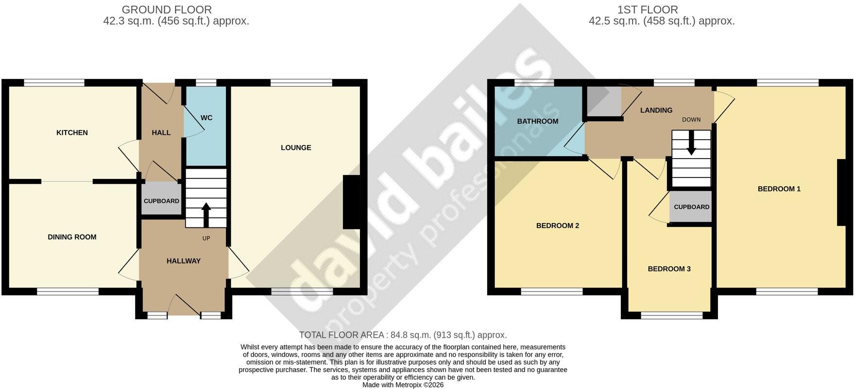 Hillside Gardens, Stanley, DH9 floorplan