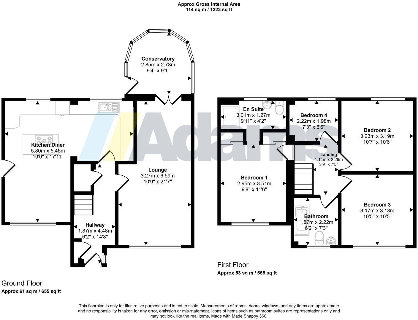 Heather Close, Beechwood floorplan