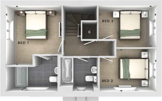 Cheltenham Road,
Evesham,
WR11 floorplan