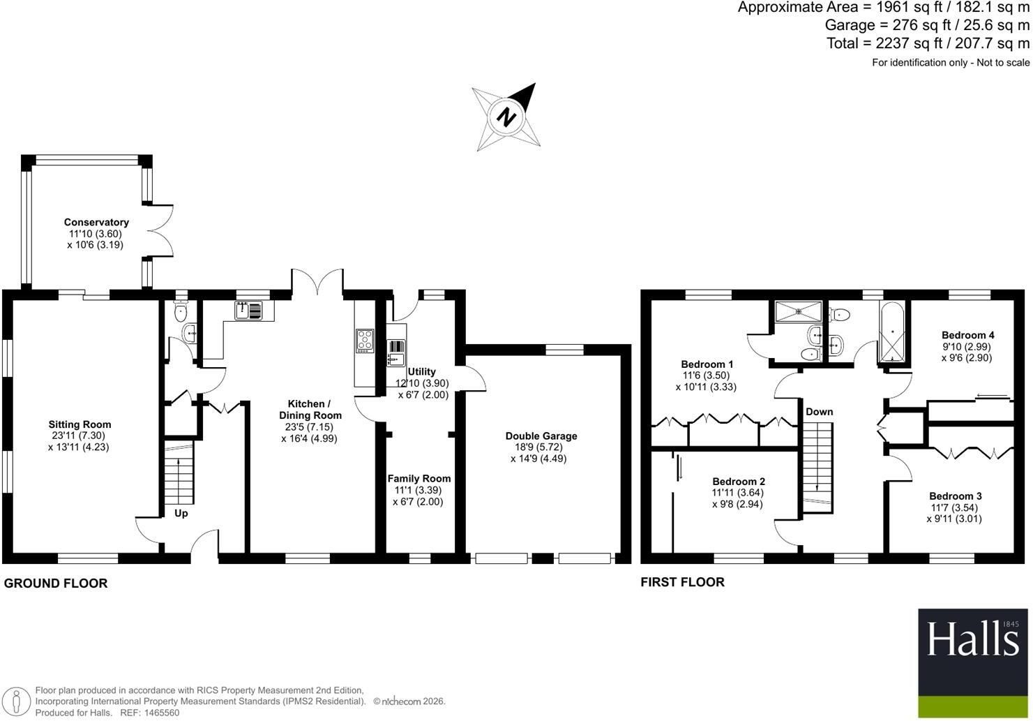 Wrexham Road, Whitchurch. floorplan