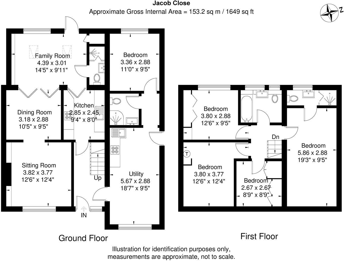 Jacob Close, Windsor floorplan