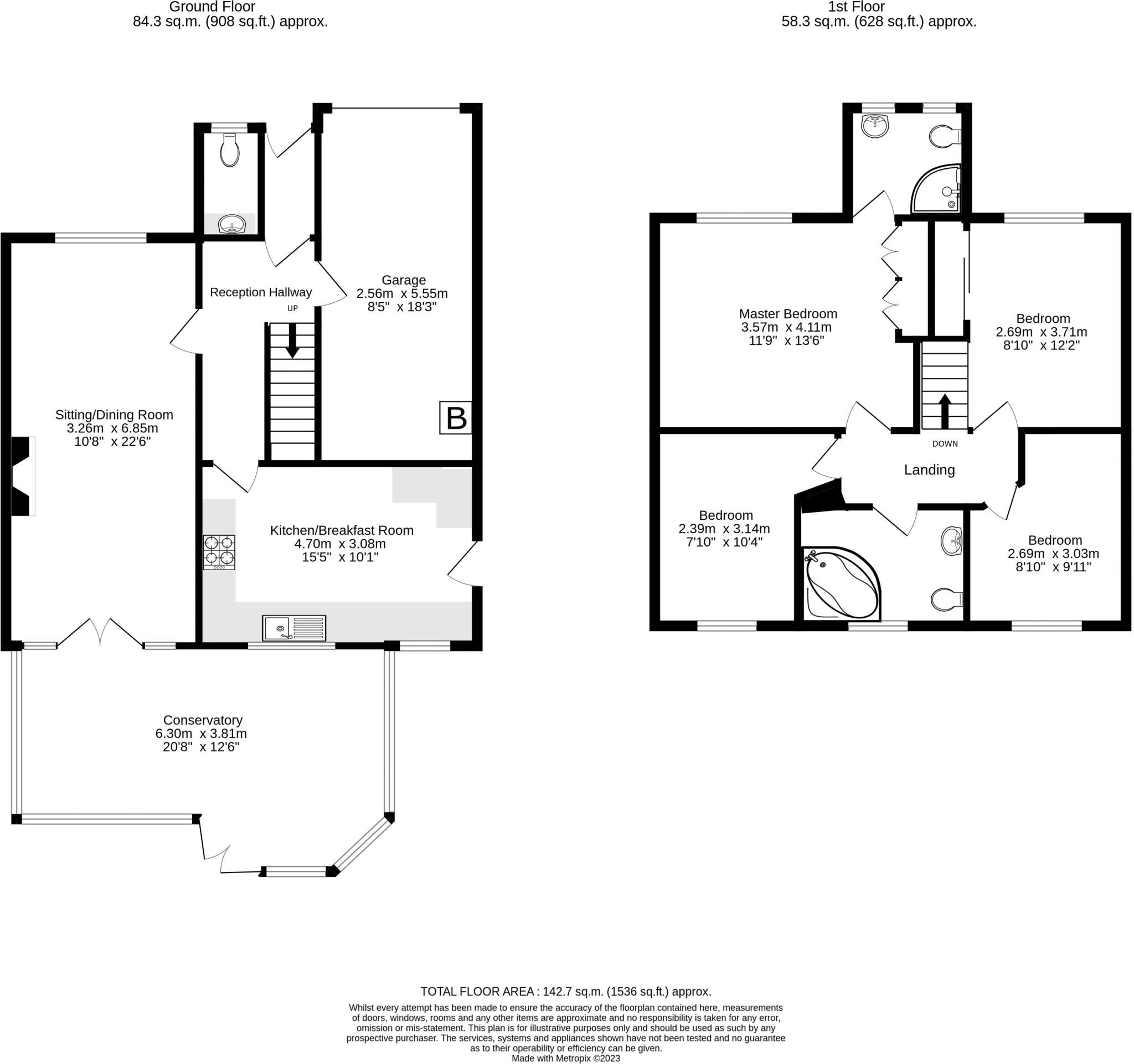 Allerburn Lea, Alnwick, Northumberland floorplan