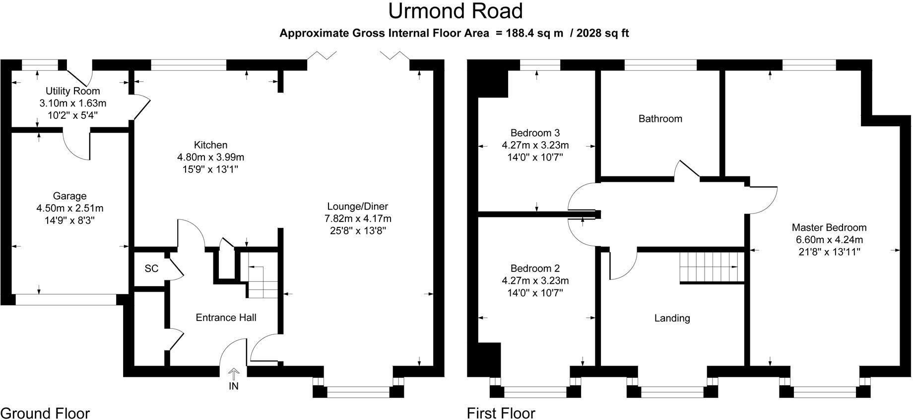 Urmond Road, Canvey Island floorplan