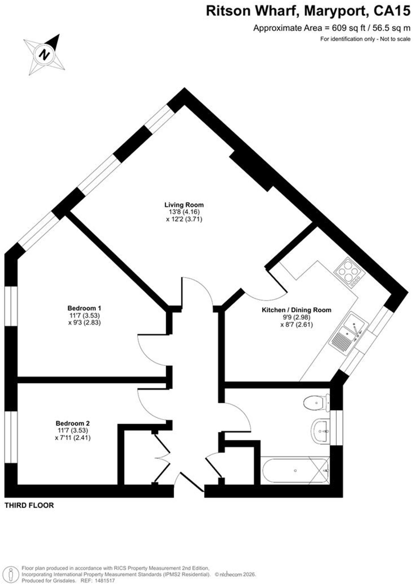 Ritson Wharf, Maryport, CA15 floorplan