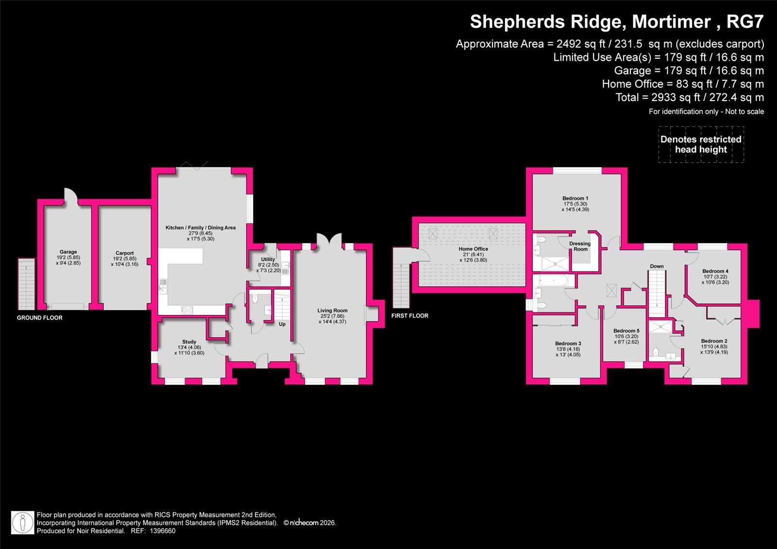 Shepherds Ridge, Mortimer Common, Reading, Berkshire, RG7 floorplan