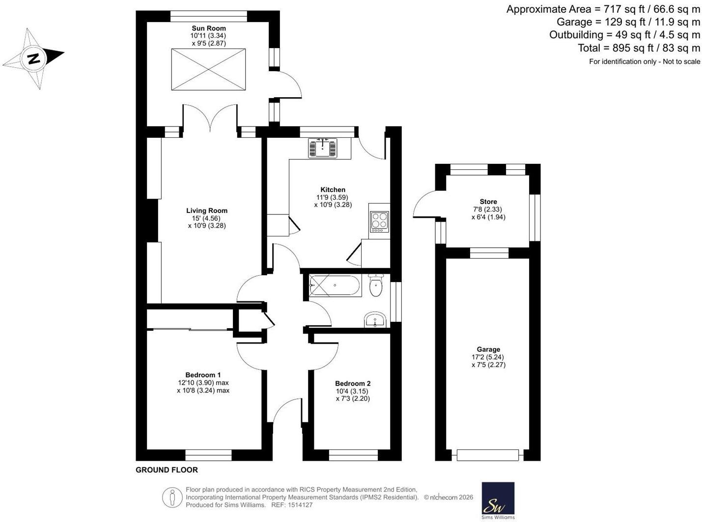 Greenlea Avenue, Nyetimber floorplan