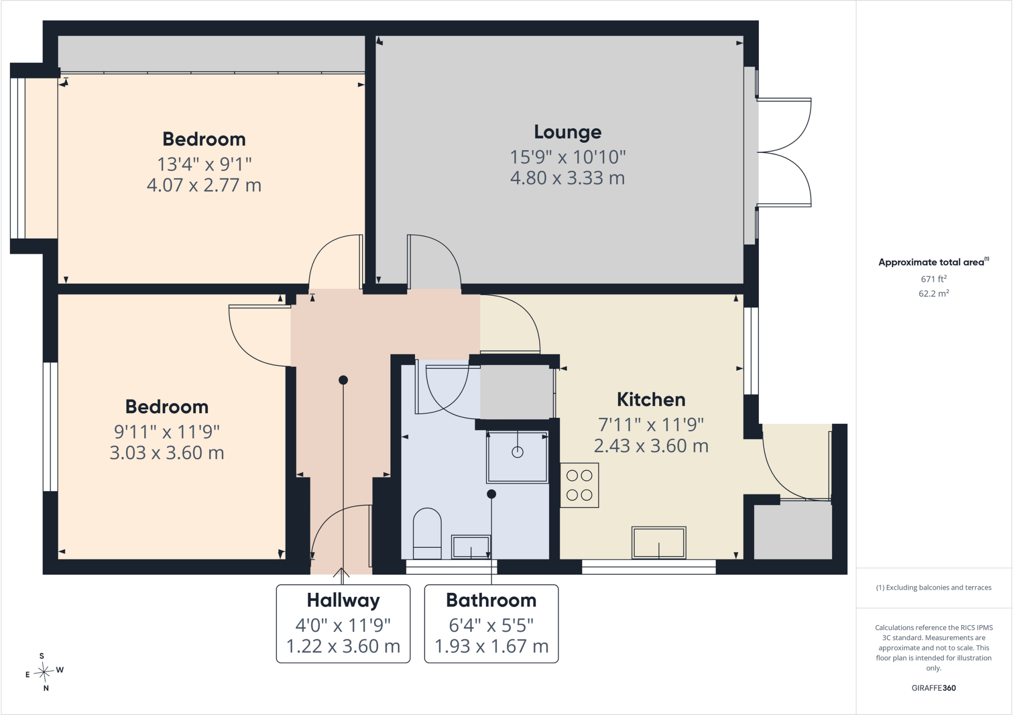 Farnway, Darley Abbey floorplan