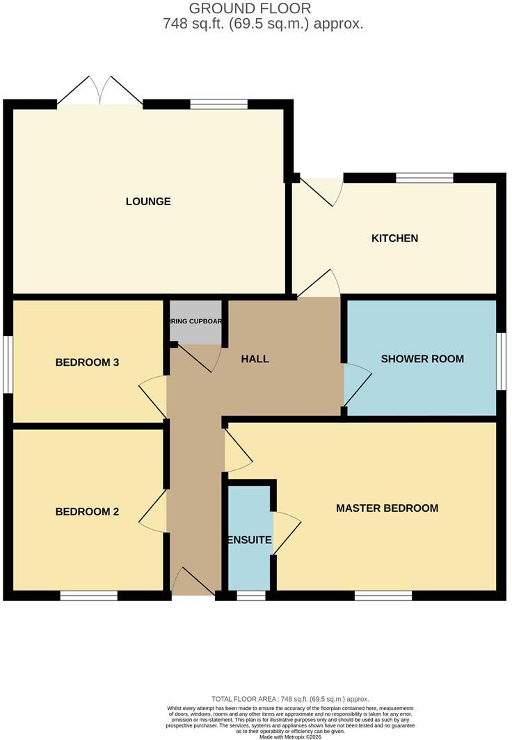 The Fairways, Westward Ho! floorplan