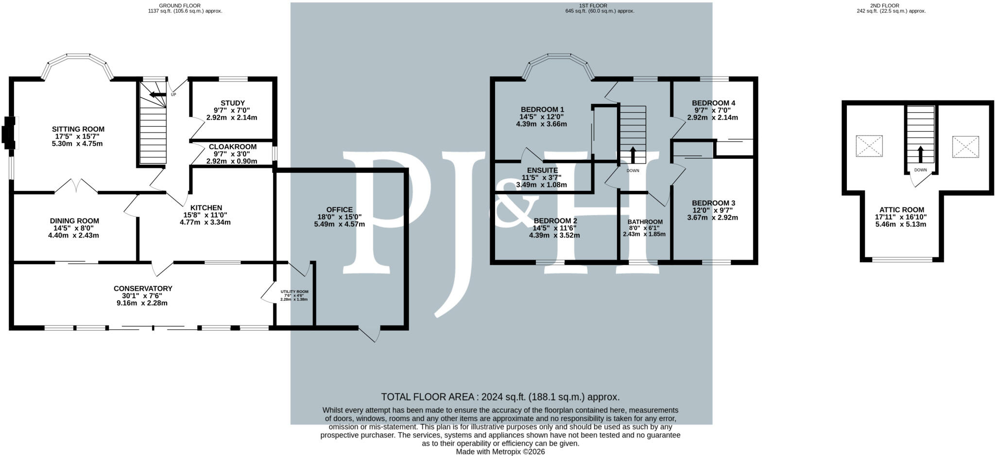 Two Gate Meadow, Overton floorplan