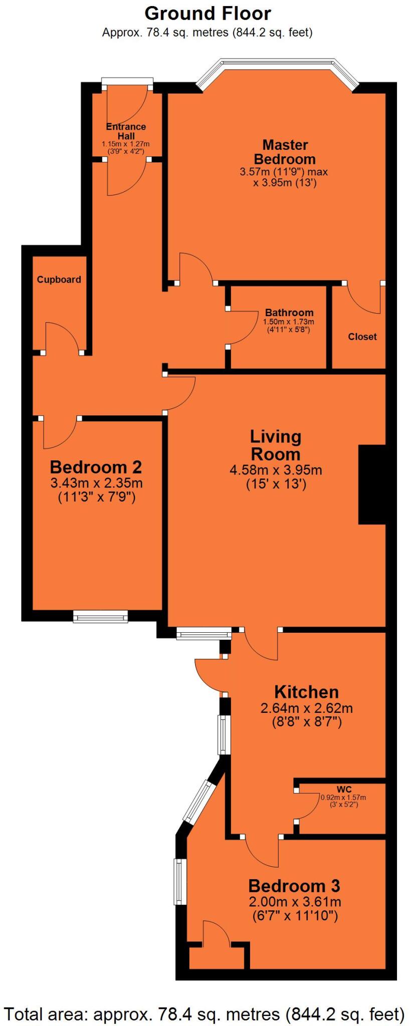 Lonsdale Terrace, Jesmond, Newcastle Upon Tyne, NE2 floorplan