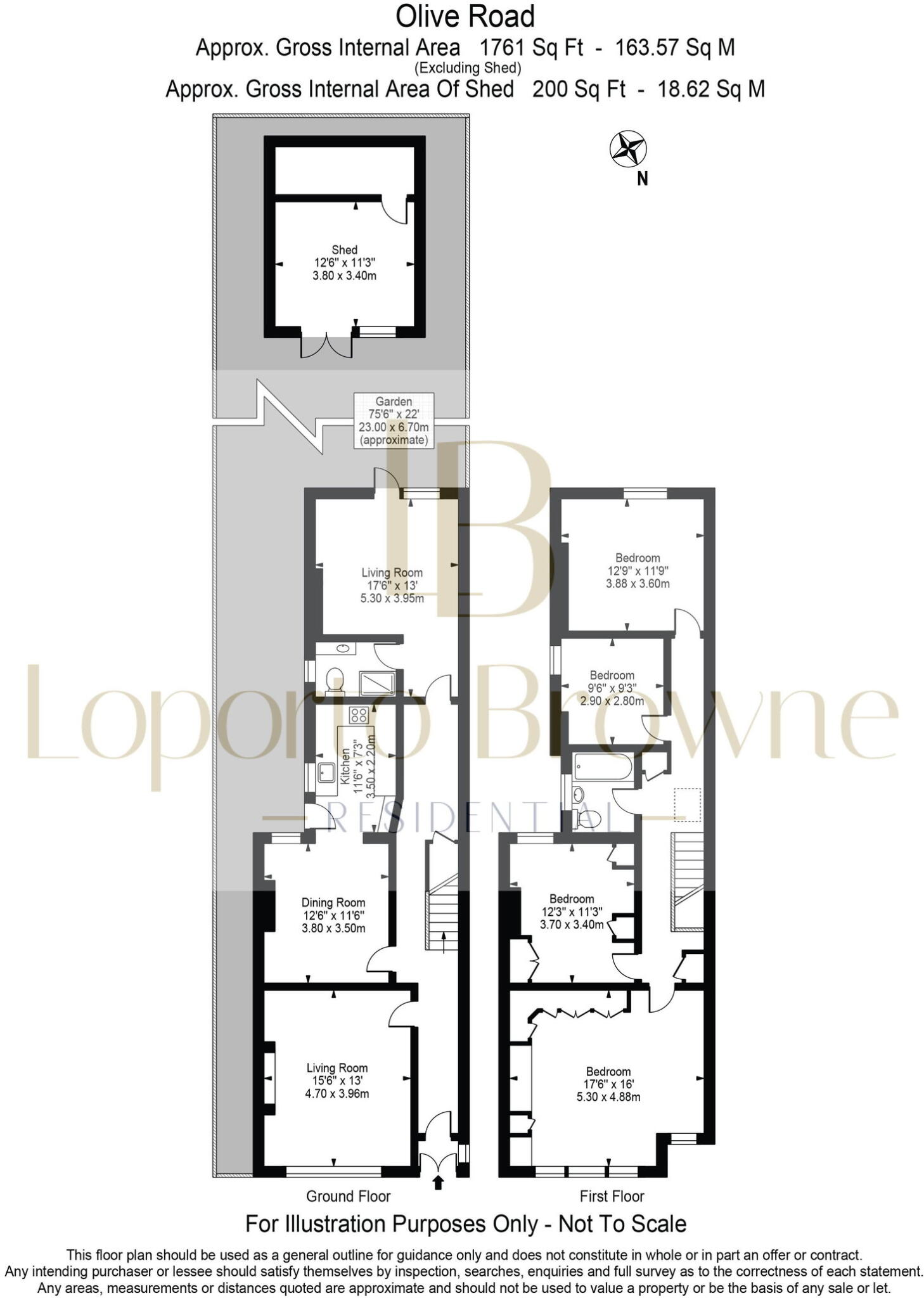 Olive Road, NW2 floorplan