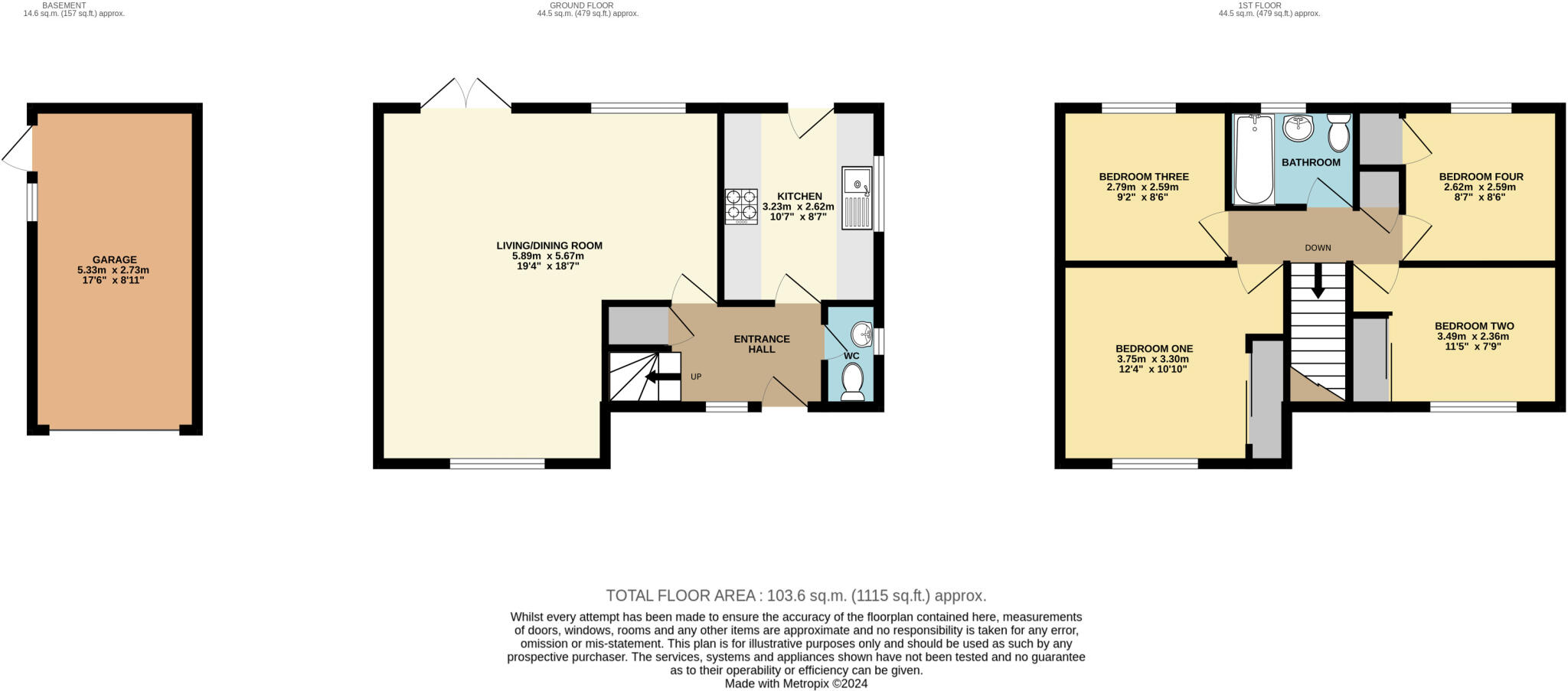 Trafalgar Avenue, Bletchley, MK3 floorplan