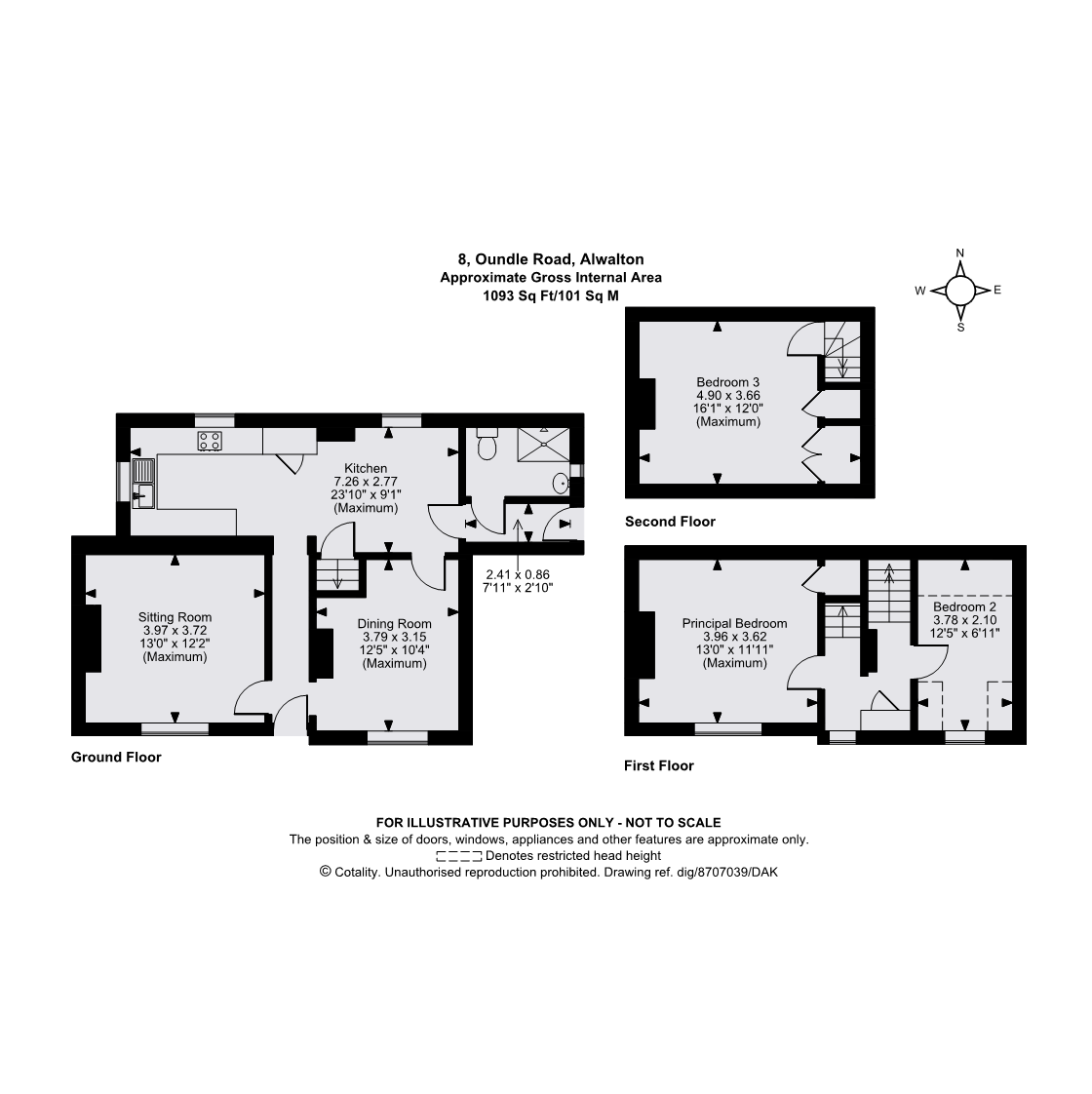 Oundle Road, Alwalton, Peterborough, PE7 floorplan