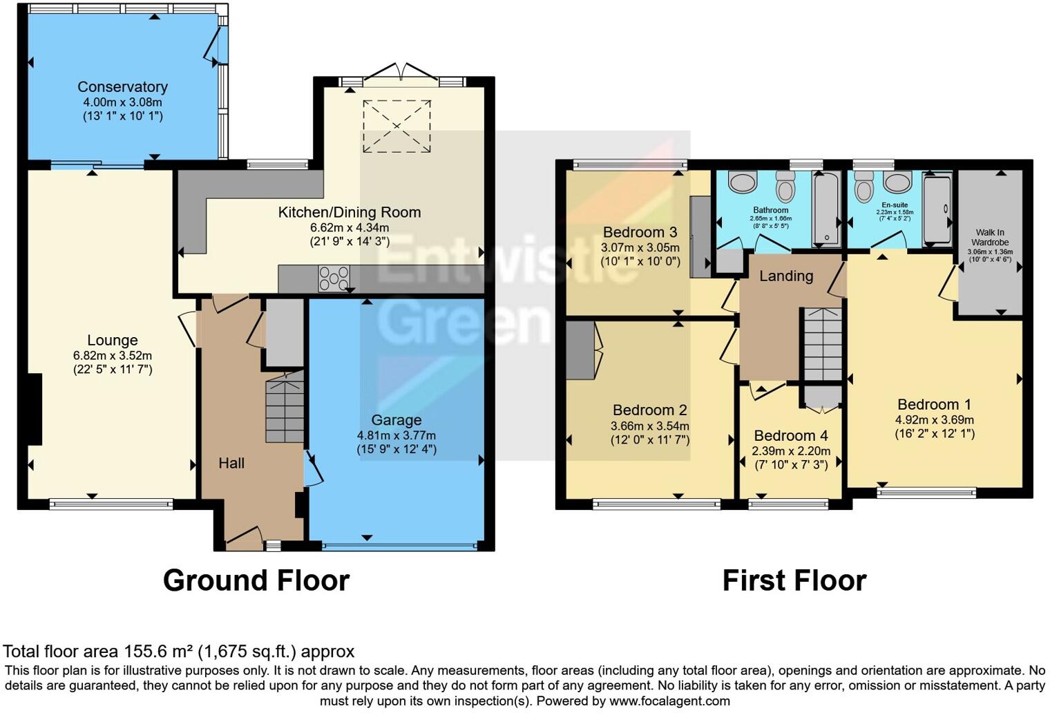 Langdale Road, Leyland, Lancashire, PR25 floorplan